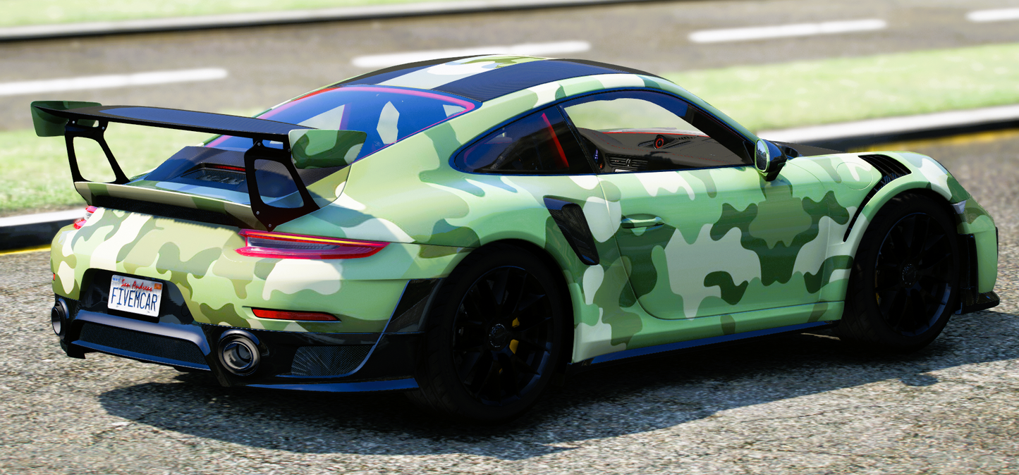 (Debadged) Porsche 991 GT2 RS "Camo" | CFF