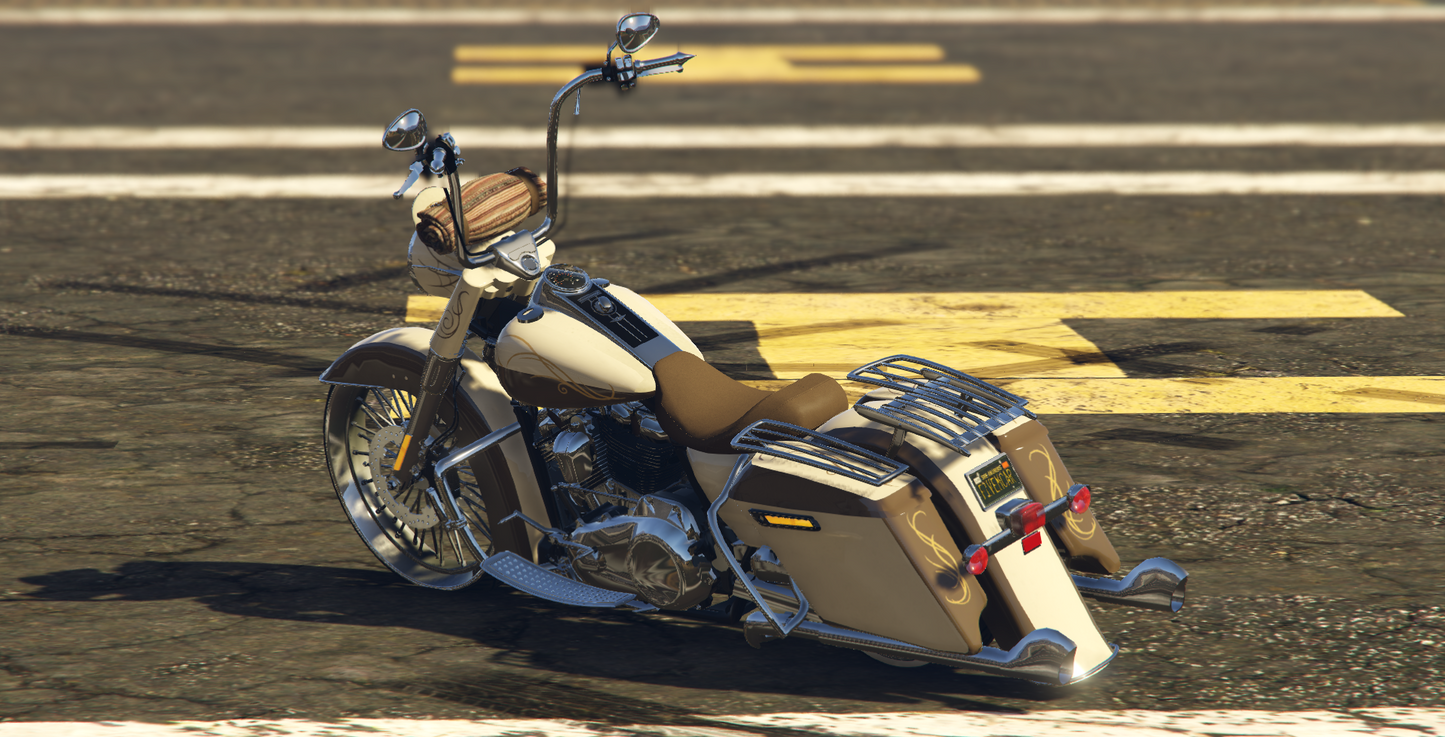 (Debadged) Fatboy 2021 Nazgul | Acknod Motorcyles