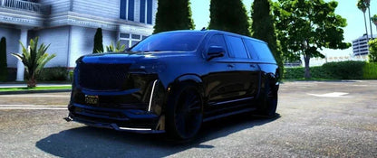 (Debadged) Mansory Escalade Widebody 2023 Concept (8 Seater) Bulletproof | Indigo