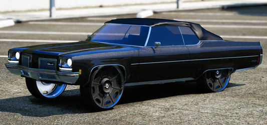 (Debadged) Oldsmobile Delta98 Vert Donk 1972 [Animation Roof] | DT