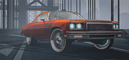 (Debadged) 1975 Chevy Caprice Vert Donk | GG