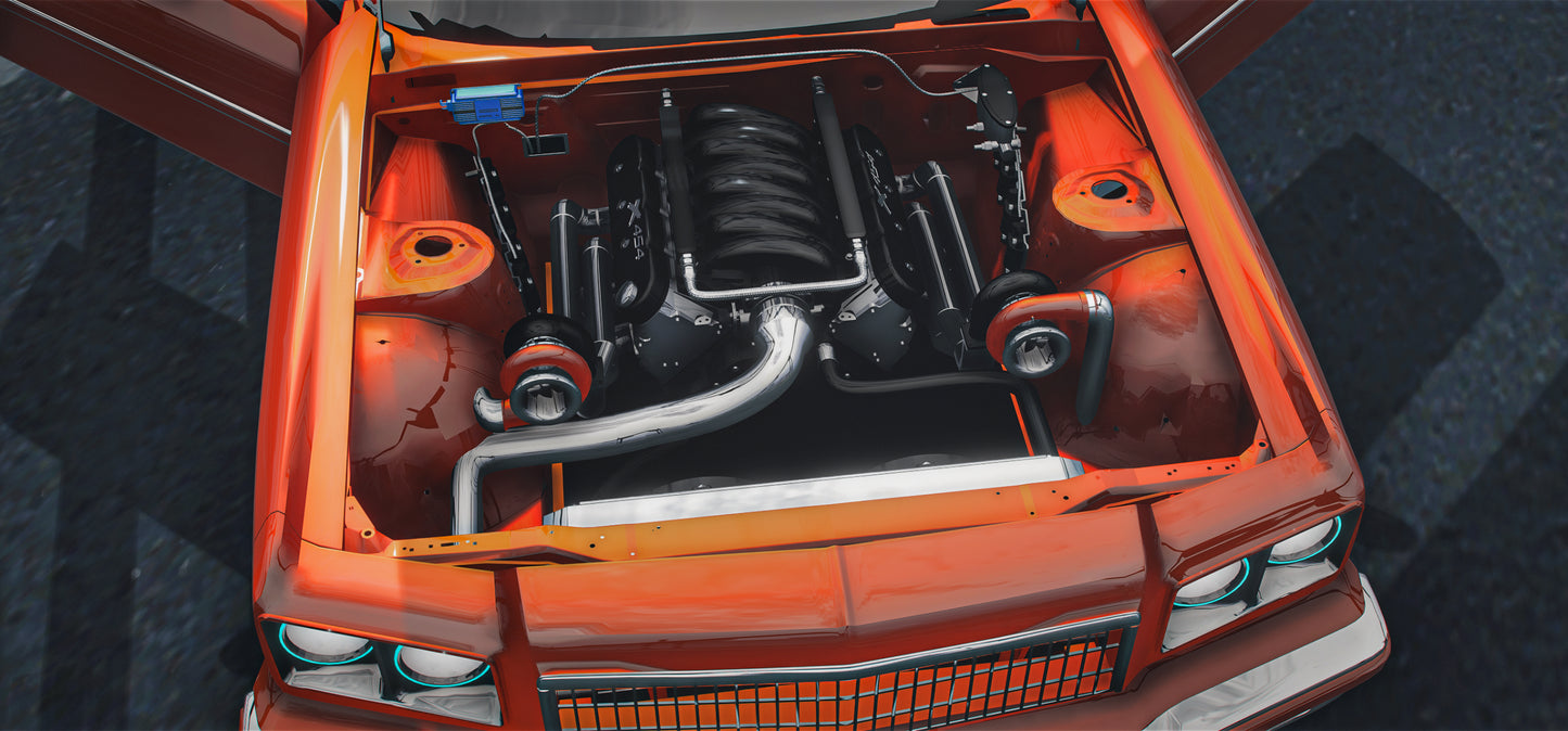 (Debadged) 1975 Chevy Caprice Vert Donk | GG