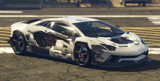 (Debadged) Lamborghini Aventador Marble | Fenzoo