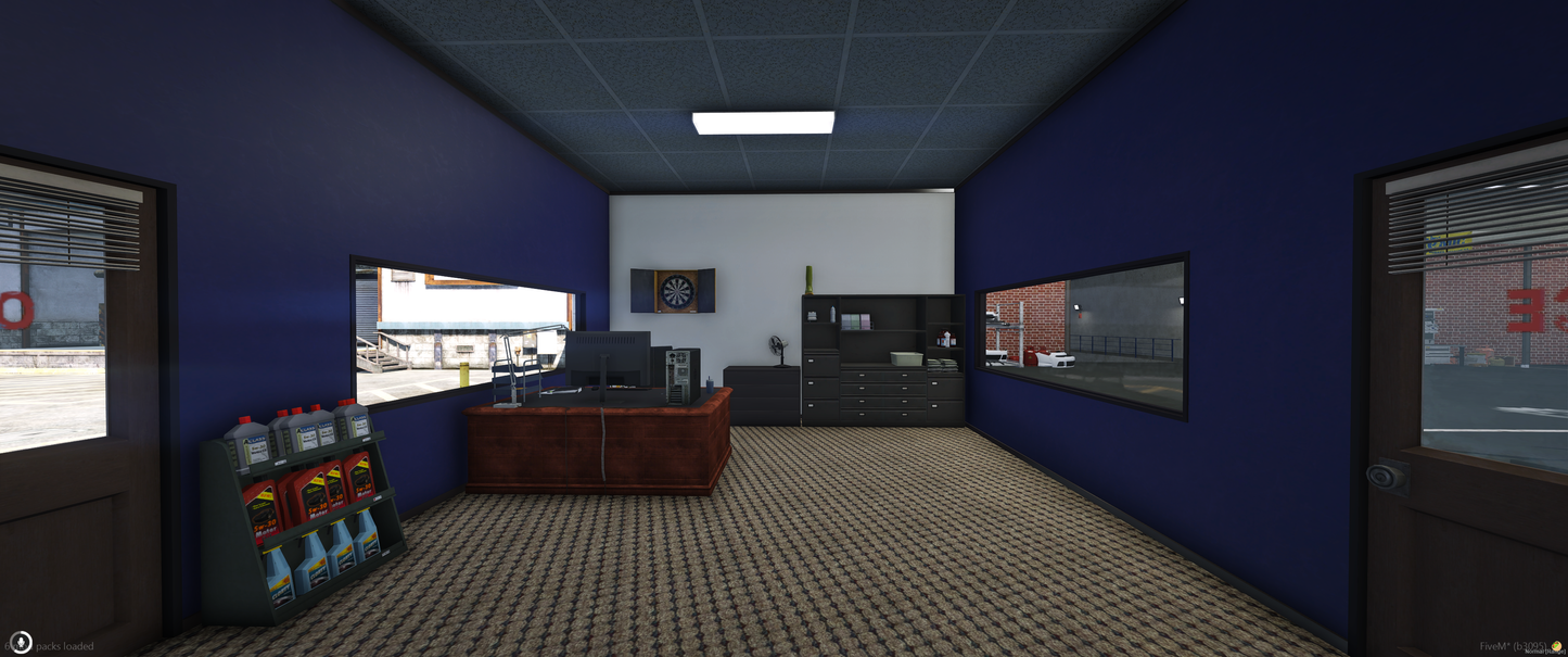 [MLO] Los Santos Customs + Interior Go Kart Track (Mechanic)