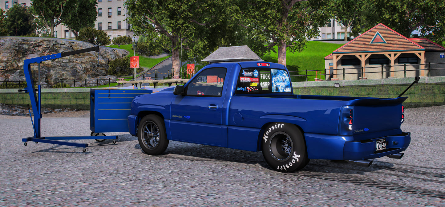 Chevy Silverado 2d Drag Jordan | Nathan