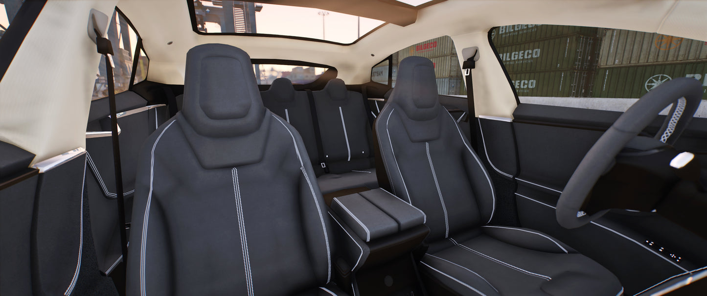 Tesla Model S (Dynamic Lights) | Port Baek