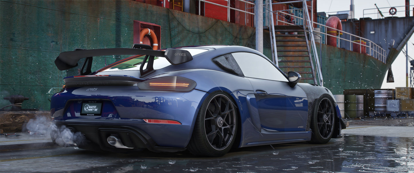 Custom Carbon Porsche GT4 RS | Wasted Money Fab