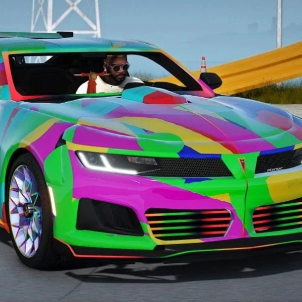 Pontiac Firebird Trans-Am Series Rainbow Edition [Dinamic Lights] | XZone Team